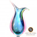 Foligno unieke glazen kunstvaas Italiaans Dino Ripa