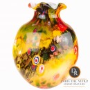 Allegra unieke glazen kunstvaas Italiaans Dino Ripa