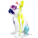 Soulman Design Dog Drip Art beschilderd