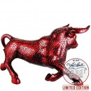 Stier Bull mozaiek beeld 60cm rood handmade Barcelona
