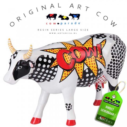 Cow! Koebeeld beschilderd