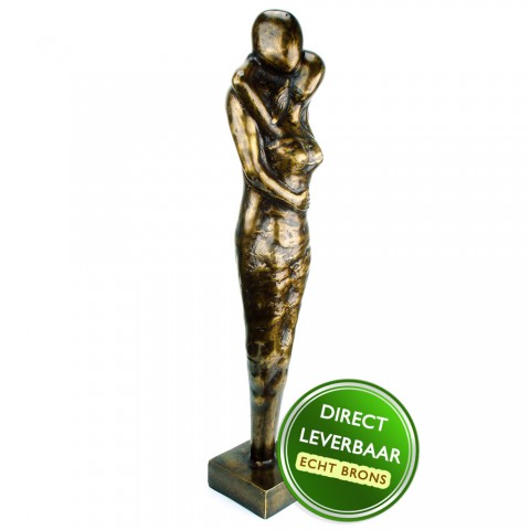 Bronzen beeld Warme Liefde Art Unica Amersfoort