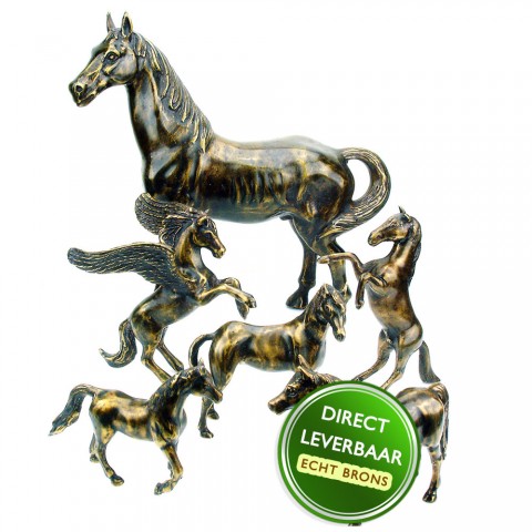 Bronzen beeldje Veulen Art Unica