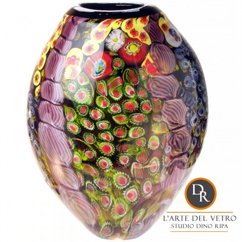 Imola Italiaanse glaskunst vaas glaskunst Dino Ripa