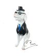 Top Hat Pop Art Beeld hond met hoed 