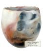 Kom keramiek in Raku techniek van Brigitte Moron 16cm