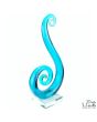Glassculptuur Harmonie blauw