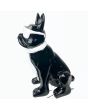 Pop Art Beeld Bulldog Soul Man Black met das 28cm