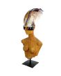 Theia keramiek met glas sculptuur Hans Janssen
