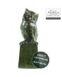 Beeldje Uil groen brons 11cm