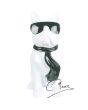 soul-man-beeld hond bulldog design-art-zwart-wit-art-unica