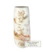 Unica keramiek vaas Raku gestookt 33cm