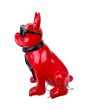 Pop Art Beeld Bulldog Soul Man Red 28cm