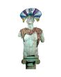 Hemera glas met keramiek sculptuur