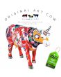 Shanghai Cow Art Cow koebeeld beschilderd