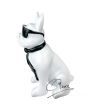 Soul Man Pop Art Beeld Bulldog White met bril
 28cm