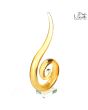 Glassculptuur Freedom geel