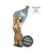 Bronzen beeld Tentation verleidelijke vrouw Art Unica brons