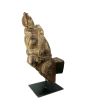  Houten beeld Paard Marwari antiek