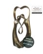 Bronzen beeld Samenzijn 39cm de Liefde tussen man en vrouw