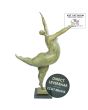 Bronzen beeld Enjoying Life dansende vrouw Unica