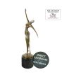 Bronzen beeld vrouw uit set van 2stuks man en vrouw in danshouding titel Life Dance The Couple