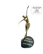 Bronzen beeld man uit set van 2stuks man en vrouw in danshouding titel Life Dance The Couple