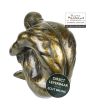 Body and Soul man naakt zittend bronzen beeld Art Unica