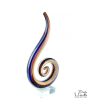 Freedom 27cm glassculptuur blauw