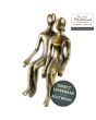 Bronzen beeldje man en vrouw zittend naast elkaar titel Good Feelings