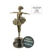 Ballerina bronzen beeld danseres met gestrekte armen