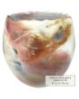 Unieke keramiek kom in Raku techniek 16cm