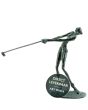 De Golfster beeldje brons