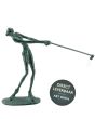 Bronzen beeldje Golfster