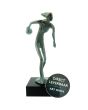 Bronzen beeldje bowling