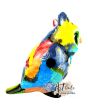 Art Owl COLOR FEATHER beeld uil meerkleurig Art Unica