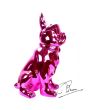 Beeld Franse Bulldog titel Soul Man Metallic Red 38cm