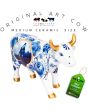 Koebeeldje Delfts blauw keramiek Art Cow