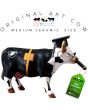 Art Cow Koe beeldje keramiek Cow Doutura Cowparade