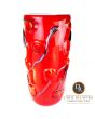 Fascino in Rosso unica glaskunst vaas Art Unica
