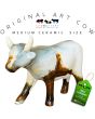 Rembrandt koebeeldje keramiek Art Cow