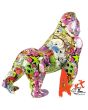 Gorilla beeld Showtime Art Unica Graffity beeld 