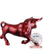 Stier Bull mozaiek beeld 60cm rood handmade Barcelona