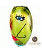 Unica Vaas glaskunst Faccia Aida Dino Ripa 
