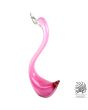 Zwaan glaskunst beeld Beauty in Pink
