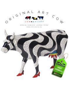 Paraiso Tropical Art Cow koebeeldje