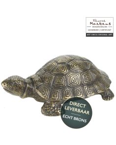Bronzen beeldje Schildpad Art Unica