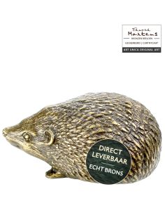 Egel bronzen beeldje