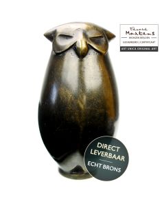 Bronzen beeldje Uil  Art Unica