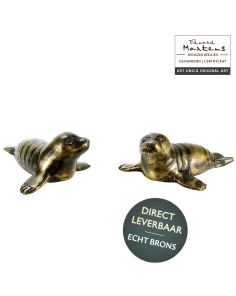 Bronzen beeldjes Zeehondjes Art Unica